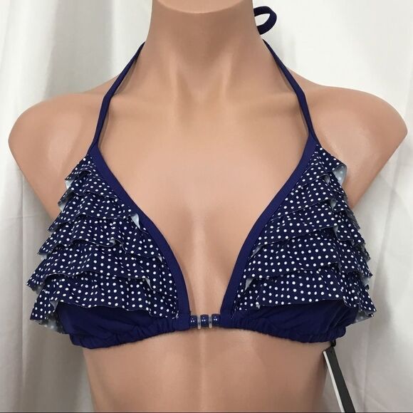 Marie Meili Ruffle Triangle Bikini Top (D7) - Picture 1 of 8